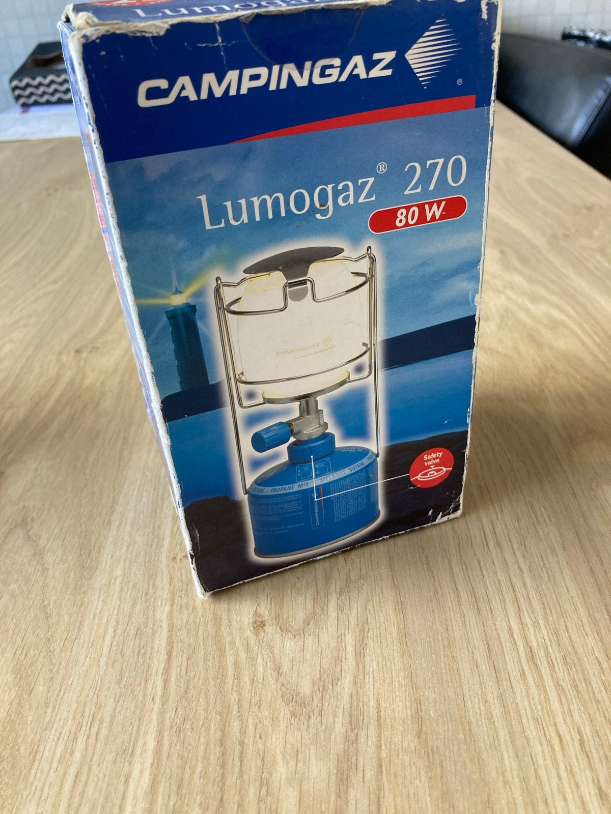 Campingaz Lumogaz 270 80W Gaslamp, Caravans en Kamperen, Ophalen of Verzenden, Gebruikt