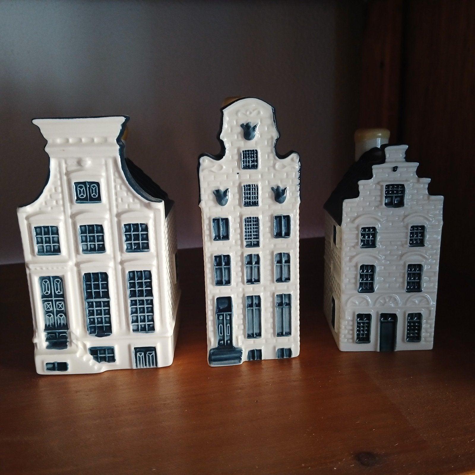 KLM Bols Delfts Blauw Huisjes - Nrs. 63, 56, 34, Antiek en Kunst, Ophalen of Verzenden