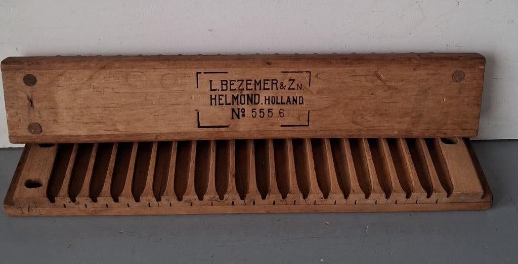 Antieke sigarenplank L. Bezemer & Zn. Helmond Holland, Antiek en Kunst, Ophalen of Verzenden