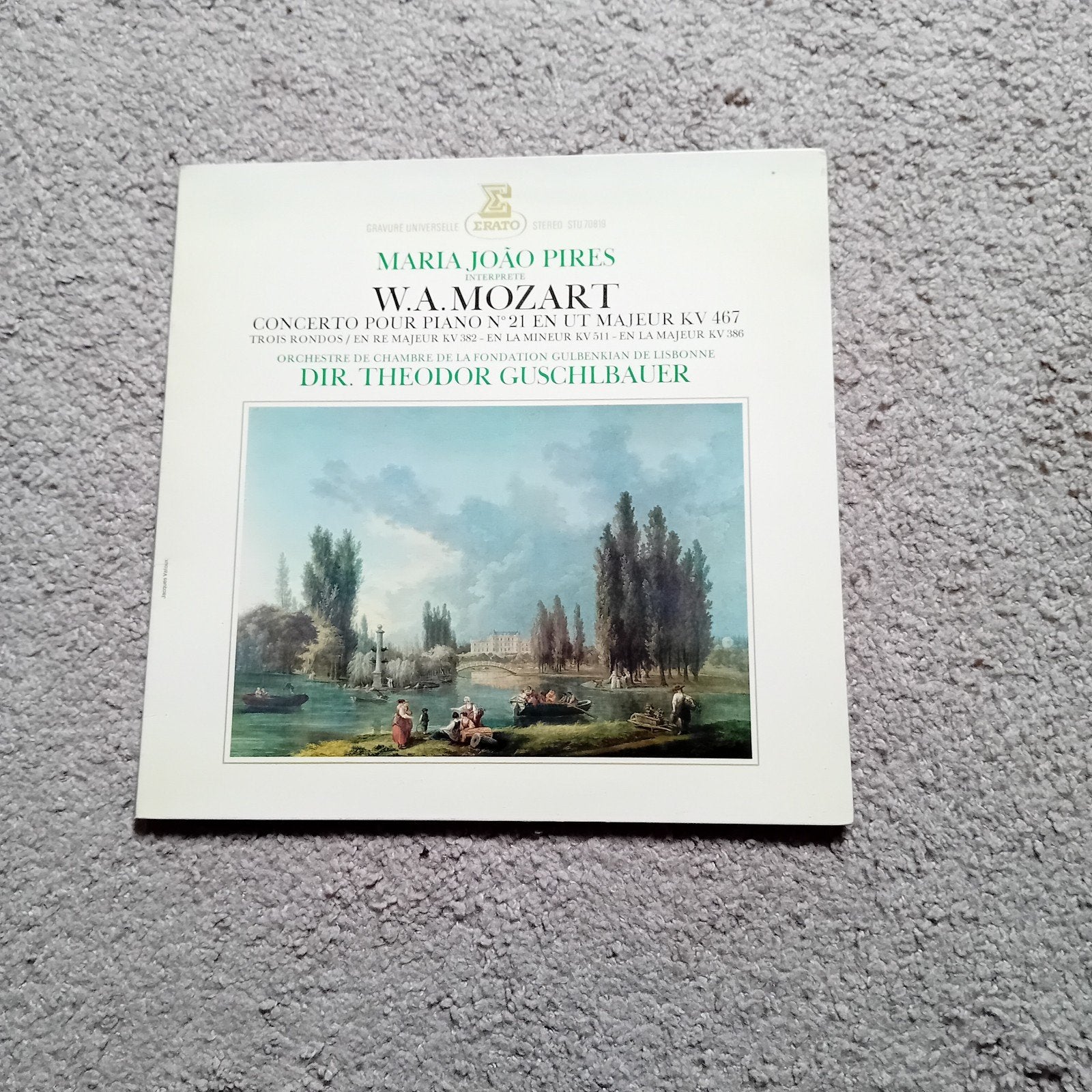 Mozart: Pianoconcert nr. 21 - Maria João Pires (LP), Ophalen of Verzenden