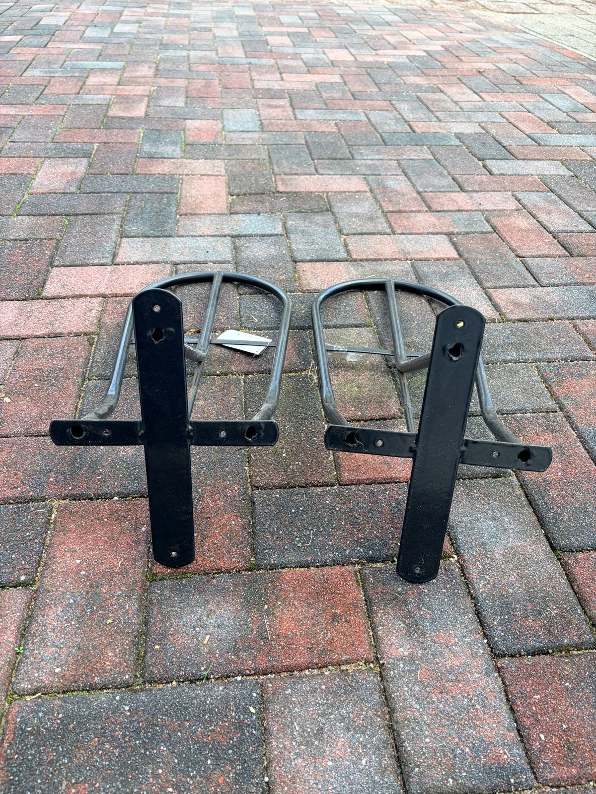 2 nieuwe zadelsteunen, Ophalen