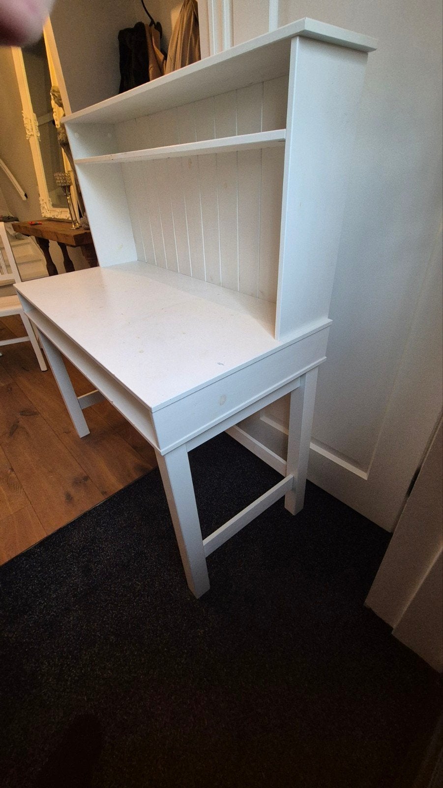 IKEA Pahl Bureau wit heeft likje verf nodig, Gebruikt, Hout, Ophalen of Verzenden, IKEA