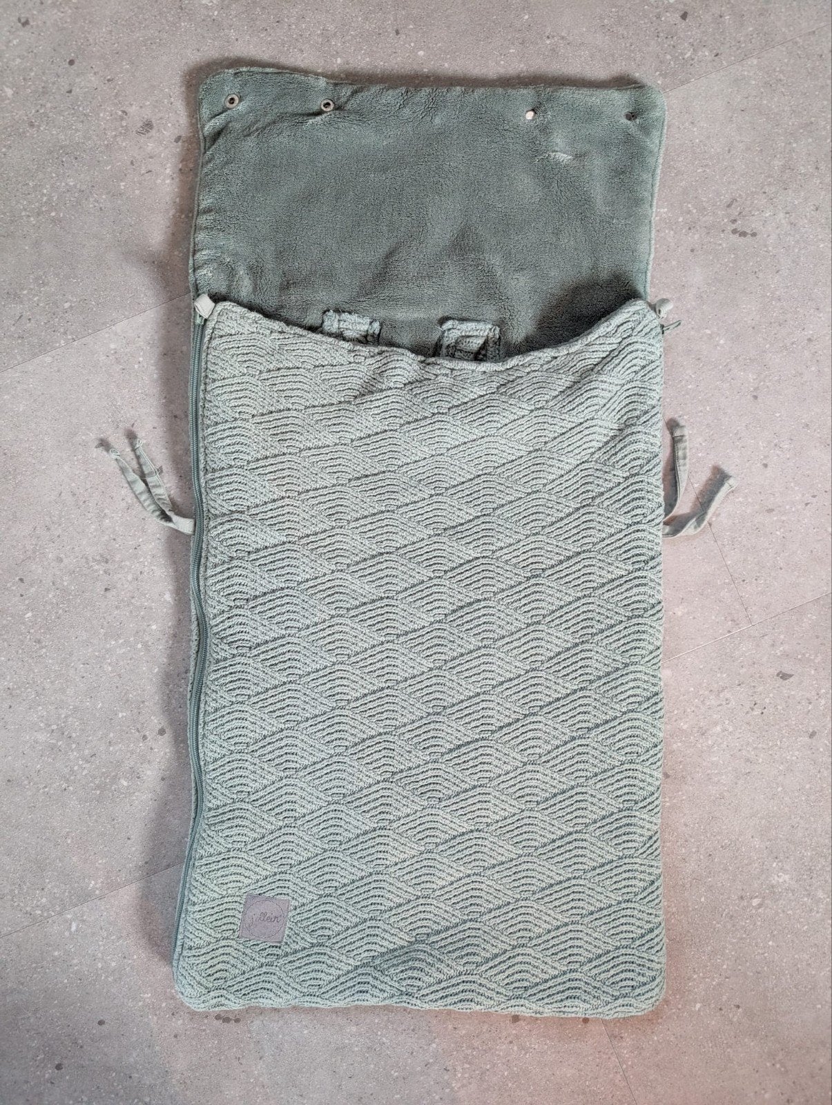Jollein Voetenzak Autostoel & Kinderwagen - River Knit, Ophalen