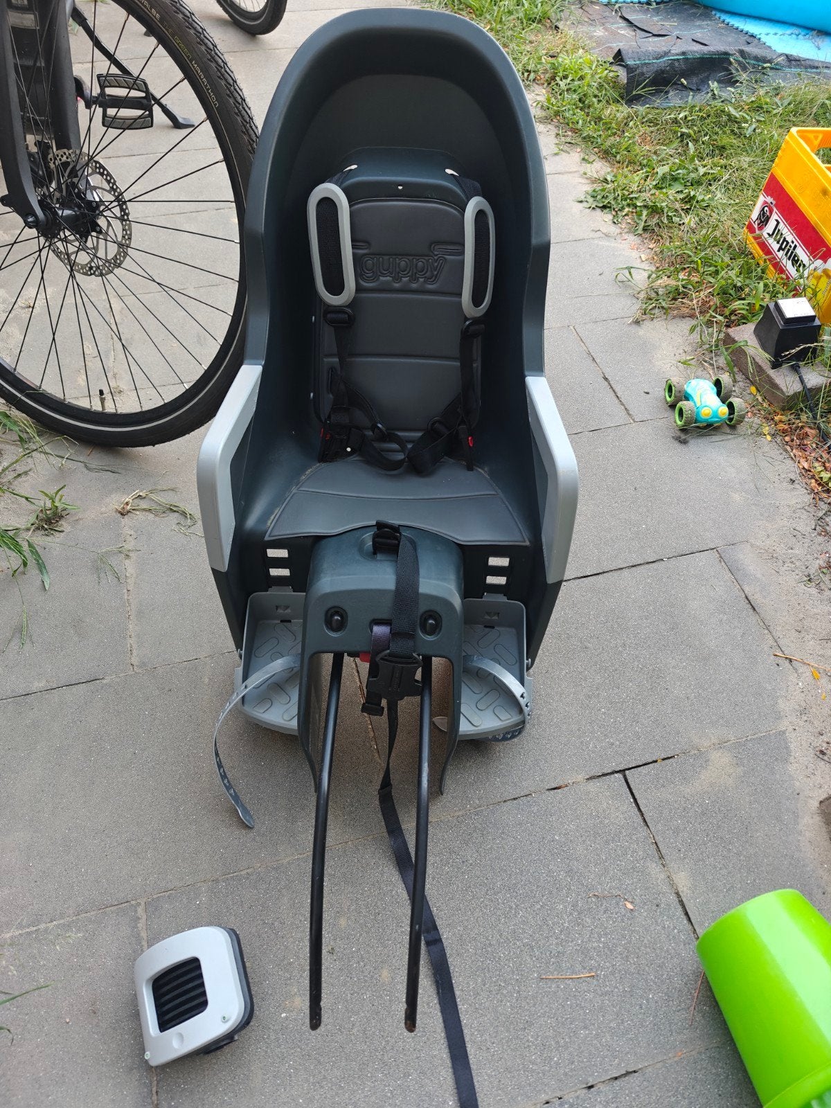 Polisport Guppy Achterzitje - in goede staat, Achterzitje, 9 t/m 18 kg, Ophalen of Verzenden, Polisport