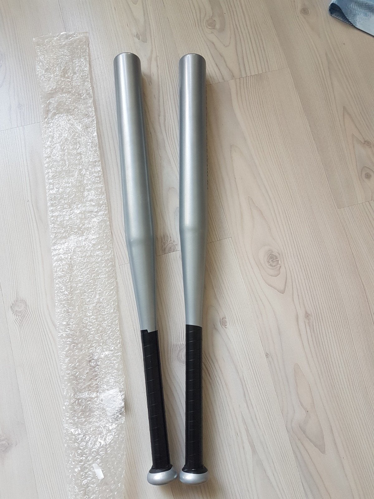 Aluminium honkbalknuppels zilver, Sport en Fitness, Ophalen of Verzenden, Nieuw, Knuppel