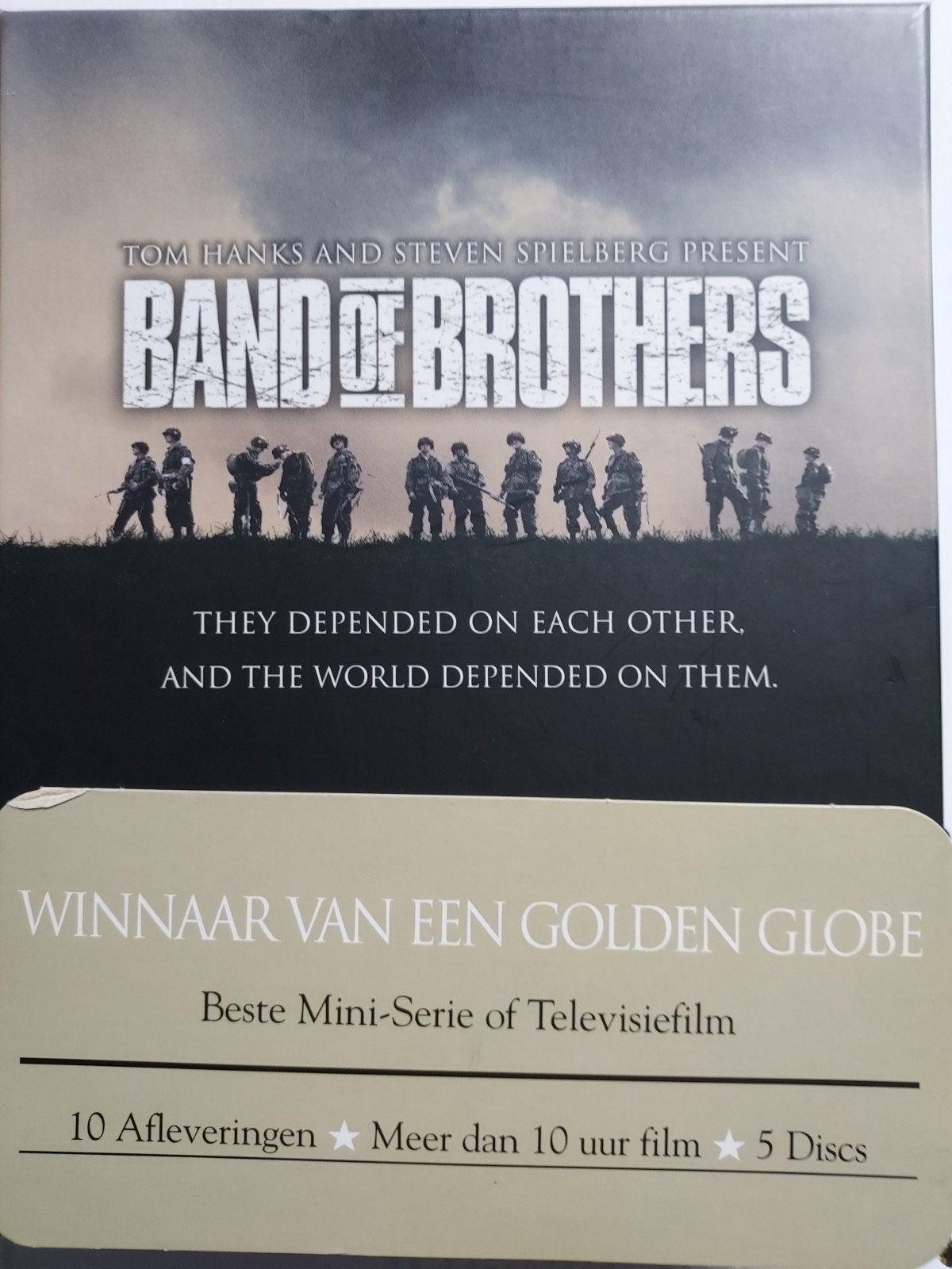 Band of brothers - steven spielberg, tom hanks (5 dvd), Vanaf 16 jaar, Ophalen of Verzenden, Zo goed als nieuw
