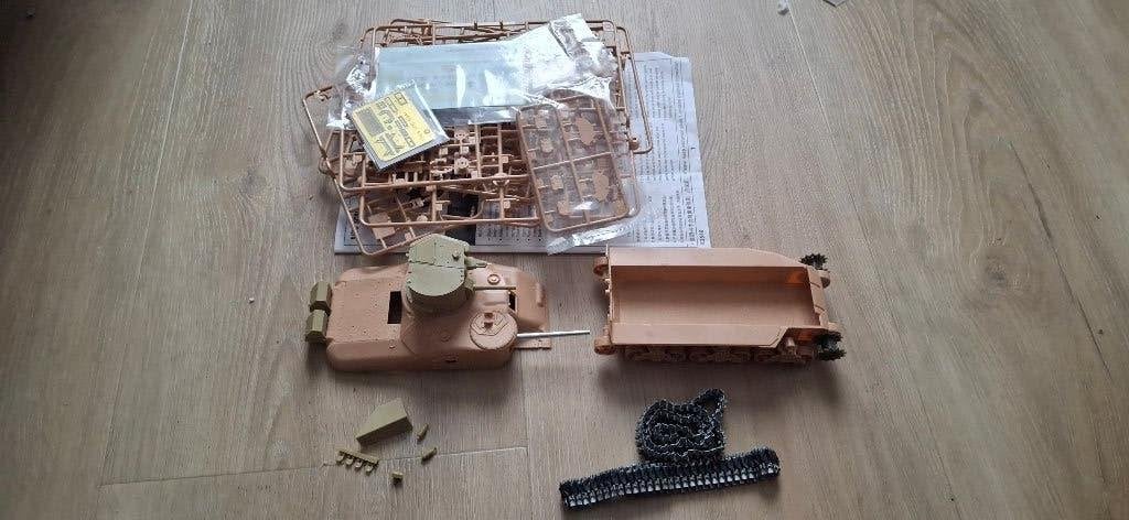 1/35 M3A1 Lee met Verlinden CDL Turret en 3D Tracks, Overige merken, Tank, Verzenden, 1:32 tot 1:50