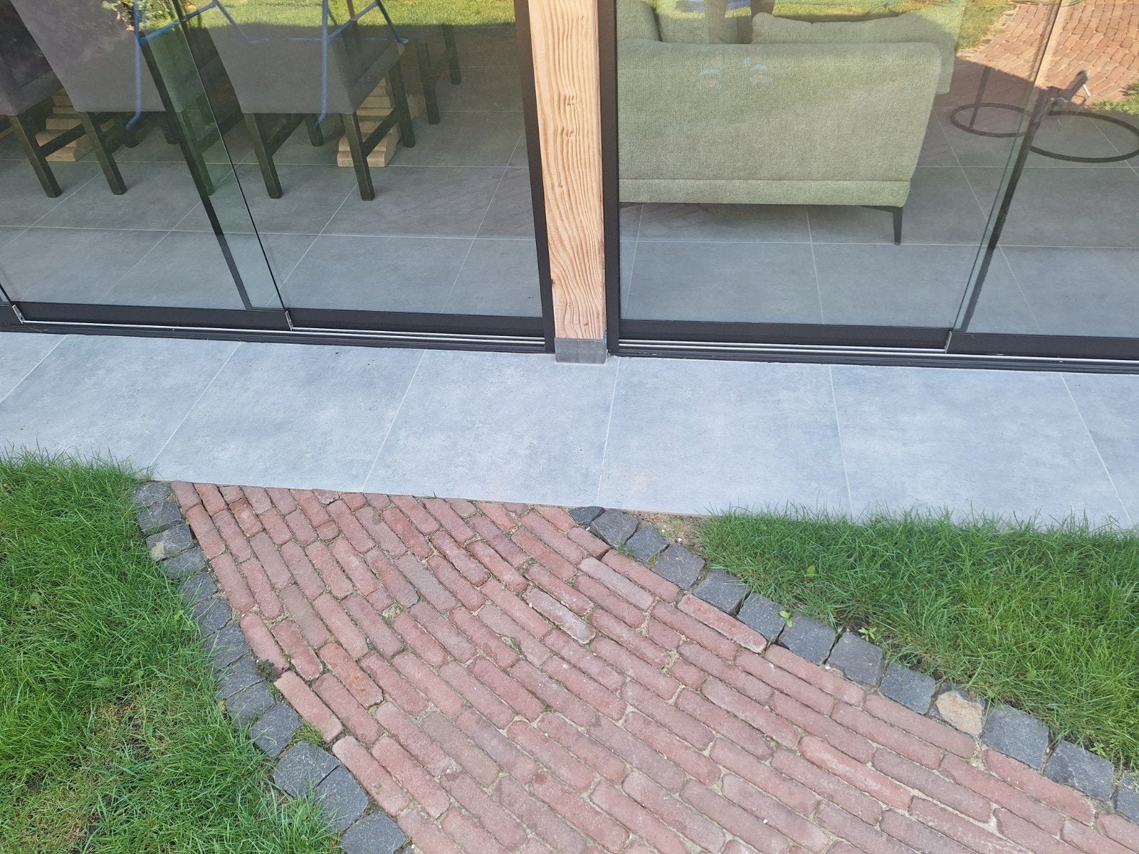 7 Keramische Tegels 3cm Cementi Clay Grey Nieuw in Doos, Ophalen, 60 cm of meer, Nieuw, Minder dan 5 m²