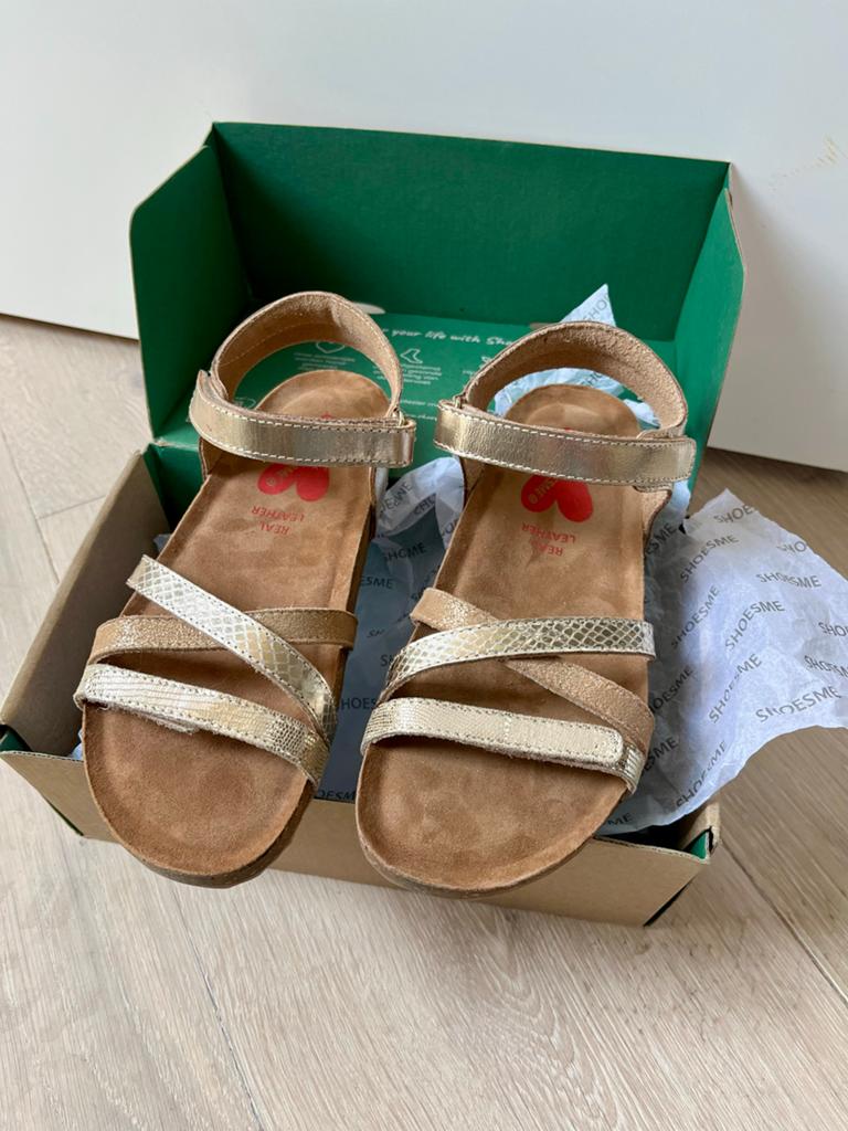 Shoesme Gouden Sandalen Maat 34, Kinderen en Baby's, Ophalen of Verzenden, Nieuw, Meisje, Schoenen