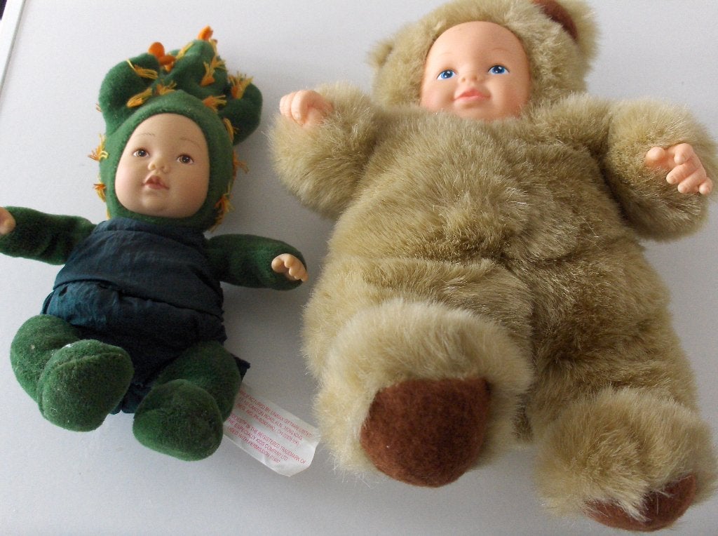 2 anna geddas poppen, Verzamelen, Poppen, Ophalen of Verzenden, Zo goed als nieuw, Pop