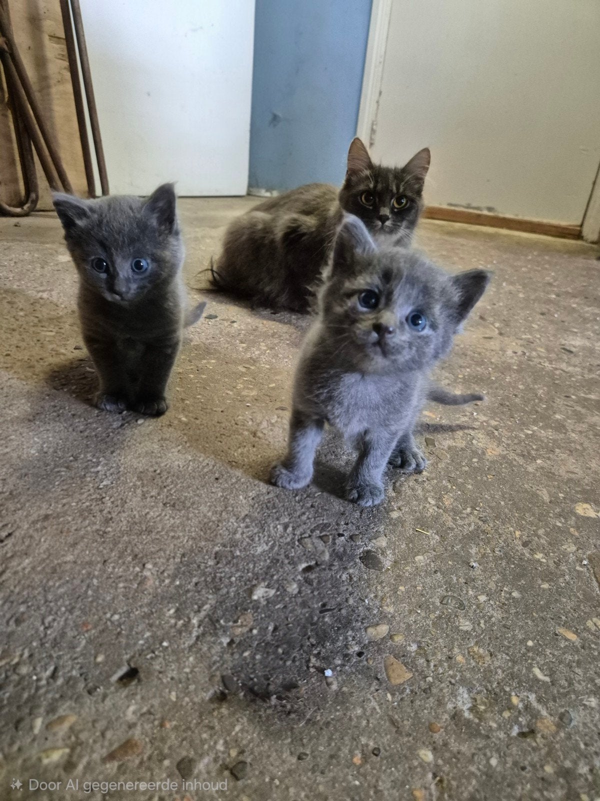 Kruising noorse boskat langharige kittens, Dieren en Toebehoren, Katten en Kittens | Overige Katten, Meerdere dieren, Langharig