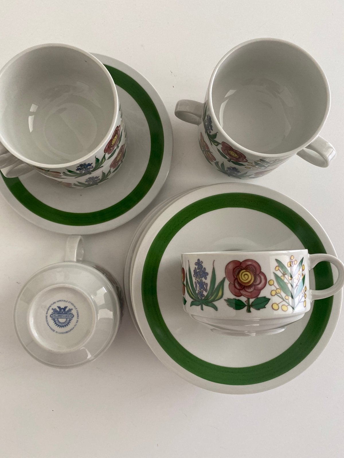 Vintage Villeroy & Boch Luxembourg Set Kop Schotel Acapulco, Huis en Inrichting, Keuken | Servies, Ophalen of Verzenden, Zo goed als nieuw