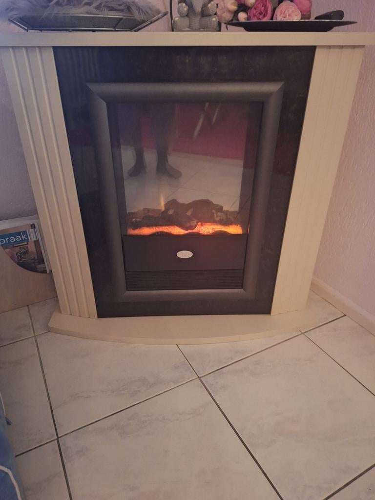 Leuke sfeerhaard - Gezelligheid voor elke kamer, Huis en Inrichting, Haarden, Ophalen of Verzenden, Gebruikt, Vrijstaande haard