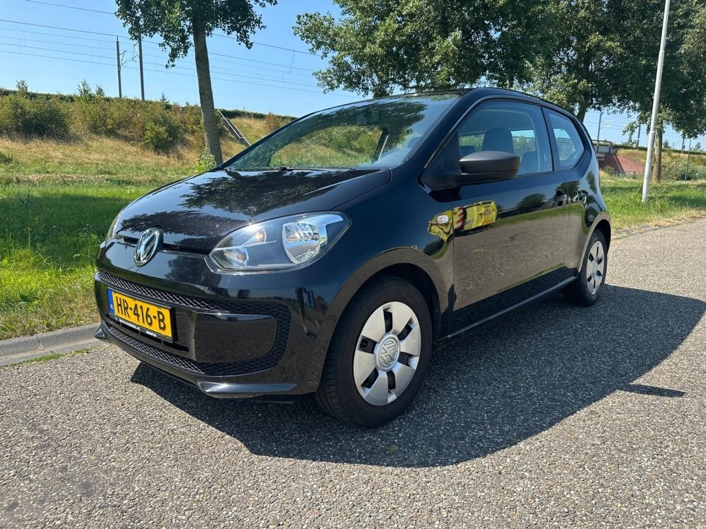 Volkswagen up! 1.0 Take Up Bluemotion/Airco/Onderhoud Histor, Auto's, Dealer onderhouden, Stof, 840 kg, Zwart