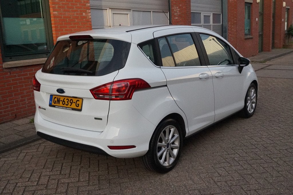 Ford B-Max 1.0 EcoBoost Titanium Camera, Navi, PDC, Auto's, Ford, Voorwielaandrijving, Gebruikt, Wit, Origineel Nederlands