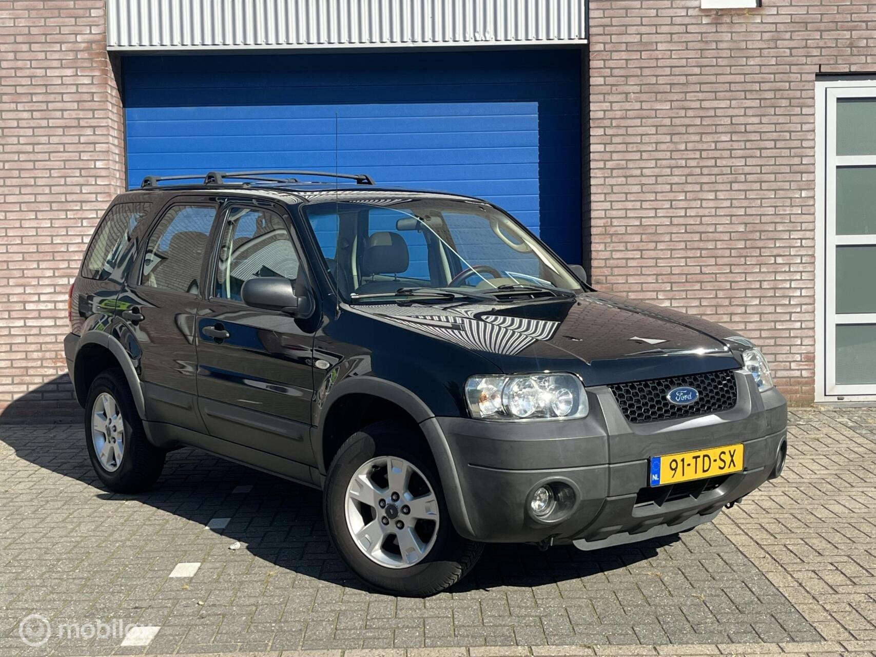 Ford Maverick 3.0 V6 4WD 203 PK Leder,Schuifdak,YoungtimerNe, Auto's, Automaat, Gebruikt, Zwart, Bedrijf