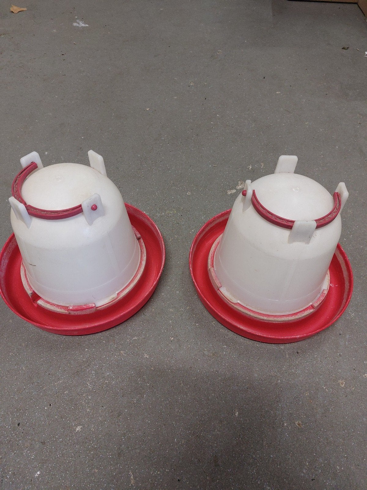 Drinksilo's 2 stuks, Ophalen, Gebruikt, Drinken en Voederen