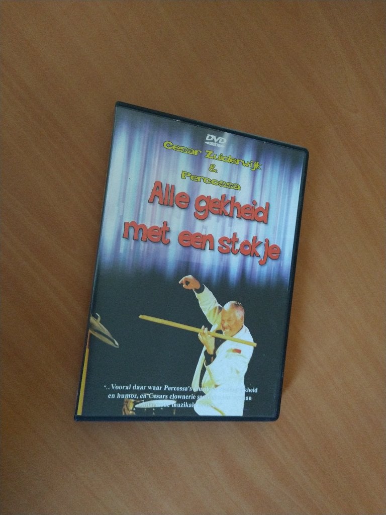 DVD Cesar Zuiderwijk & Percossa. Alle gekheid met een stokje, Alle leeftijden, Ophalen of Verzenden, Zo goed als nieuw
