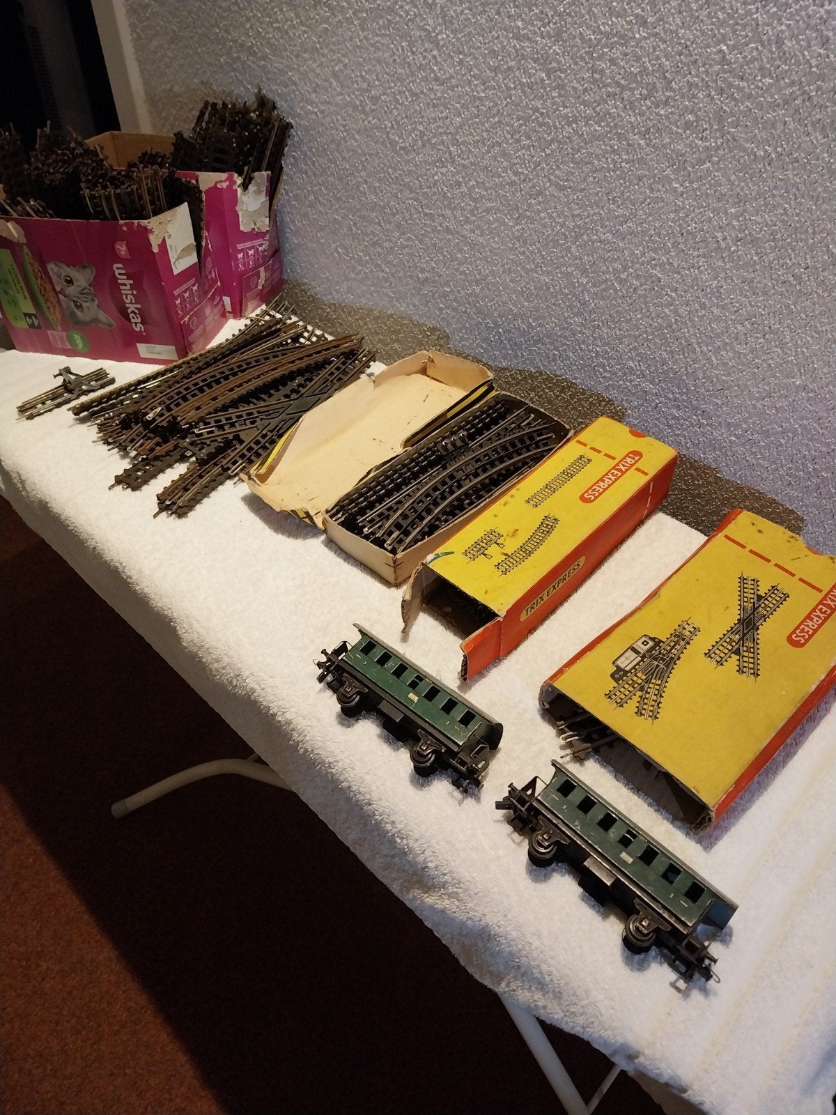Trix express,  rails., Gebruikt, Gelijkstroom, Trix, Rails