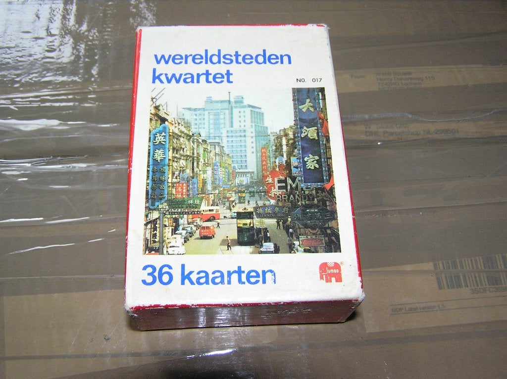 Wereldsteden kwartet Jumbo, Drie of vier spelers, Ophalen of Verzenden, Gebruikt, Jumbo