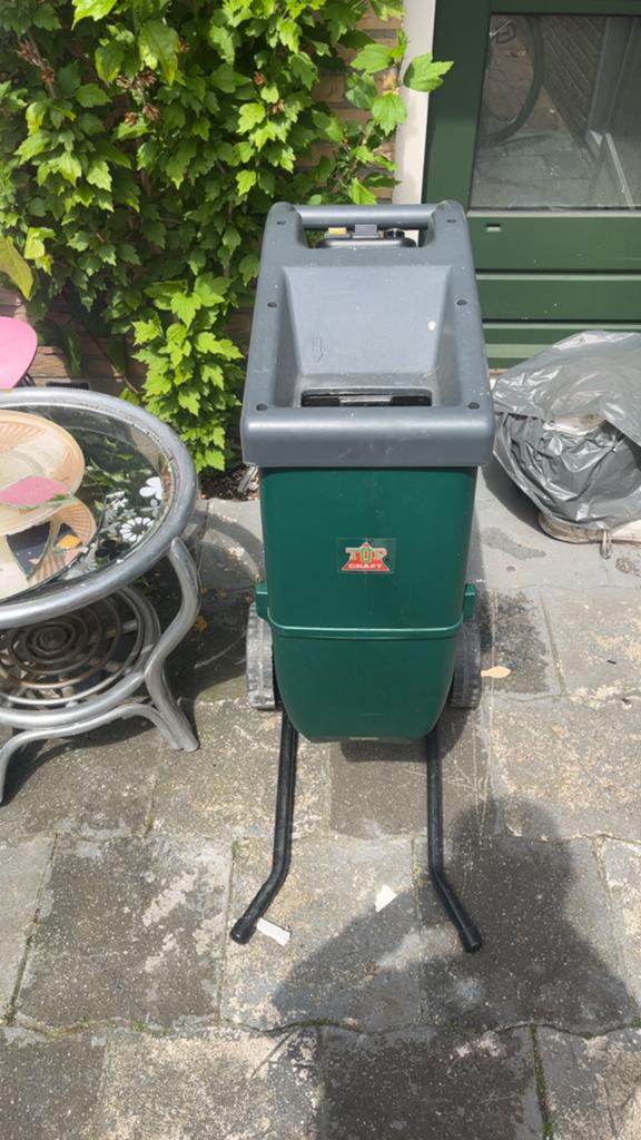 Top Craft TSS-2500/2005 Elektrische Hakselaar, Ophalen, Zo goed als nieuw, Elektrisch, Met opvangbak