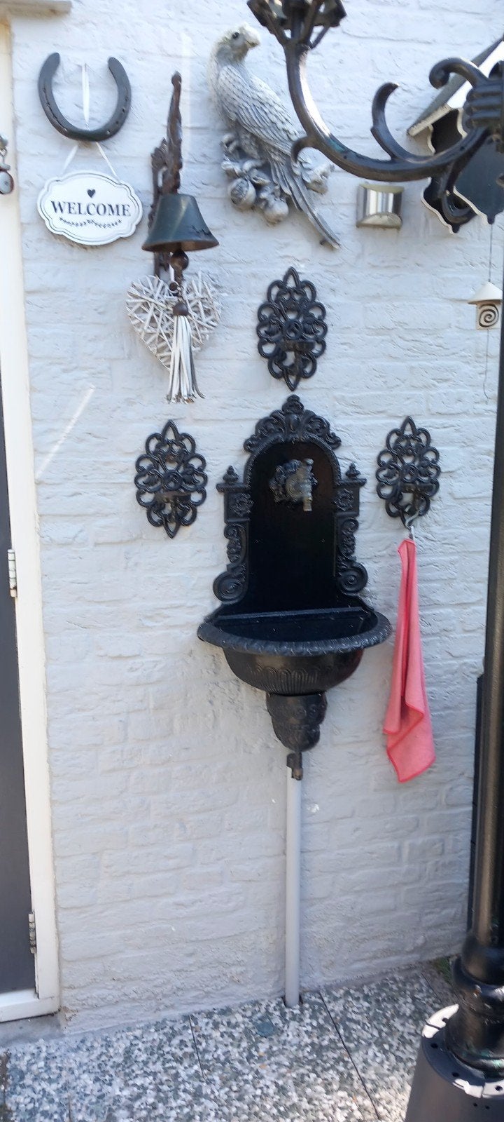 Gietijzeren set diverse, Tuin en Terras, Tuinwanddecoratie, Ophalen of Verzenden