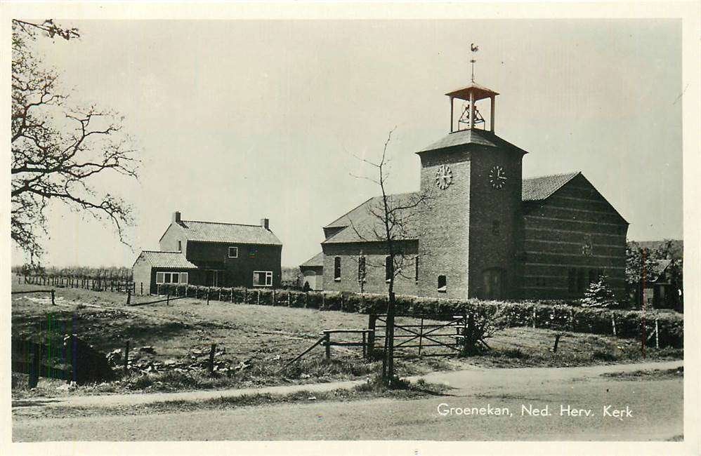 304-270-035 Groenekan Ned. Herv. Kerk, Verzamelen, Ansichtkaarten | Nederland, Verzenden, Voor 1920, Utrecht