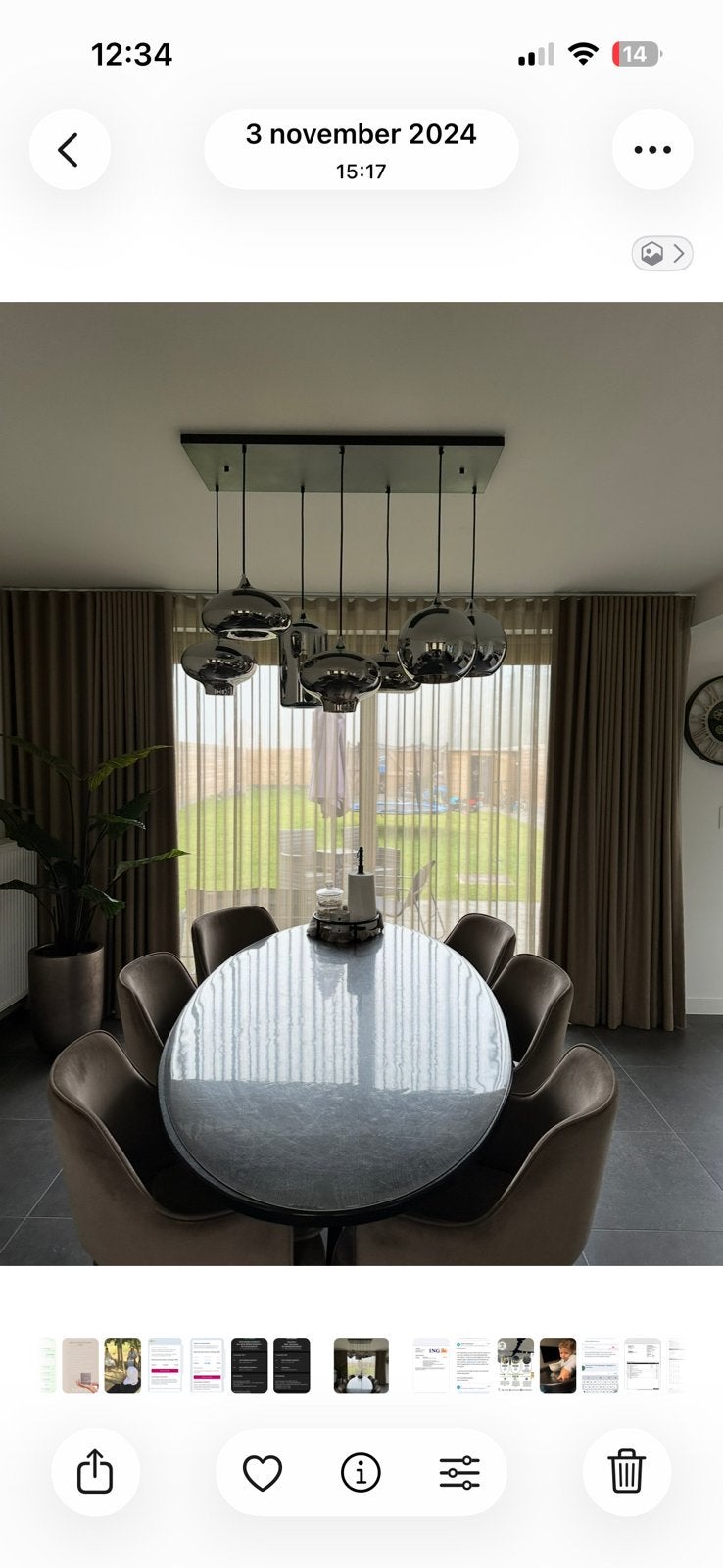 Salon tafel en eettafel, Huis en Inrichting, Tafels | Salontafels, Ophalen, 200 cm of meer, 50 tot 100 cm, Zo goed als nieuw