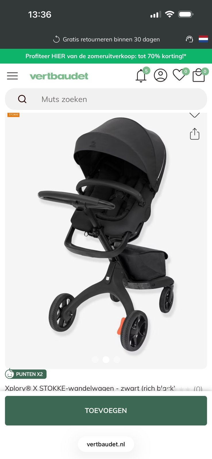 Stokke baby wandelen, Ophalen of Verzenden, Zo goed als nieuw