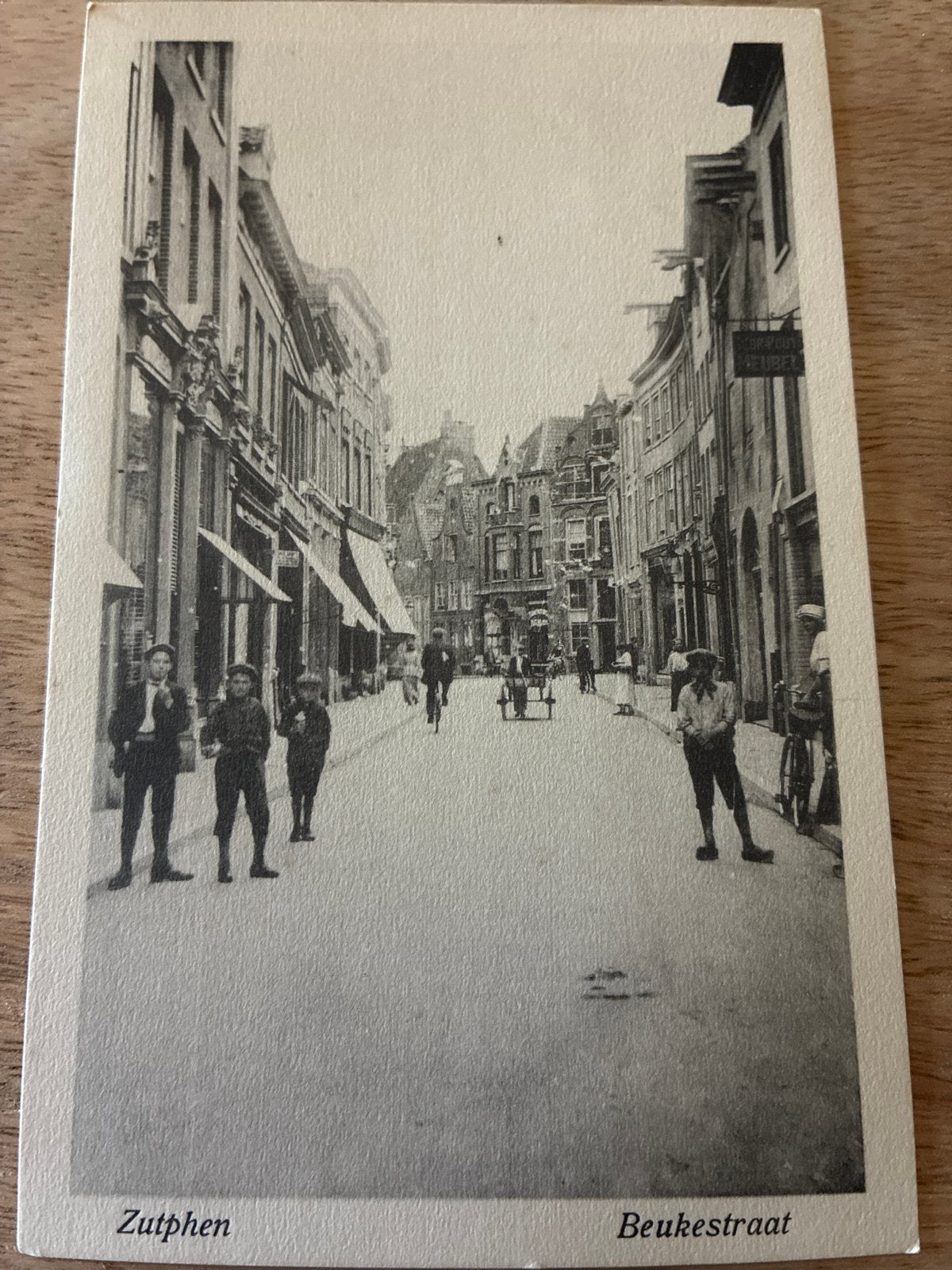 Oude Ansichtkaart Zutphen Beukestraat, Ophalen of Verzenden, 1920 tot 1940, Ongelopen, Gelderland