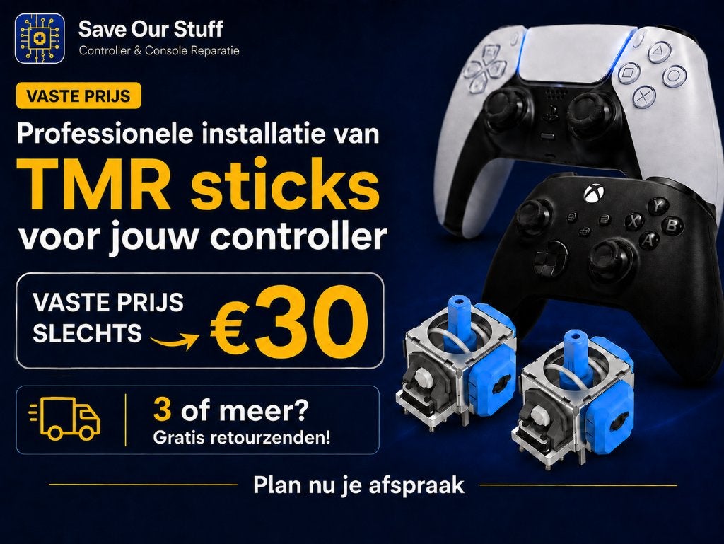 NOOIT MEER Stick drift - Reparatie PS5 Controller met TMR, Spelcomputers en Games, Spelcomputers | Sony PlayStation 5, Playstation 5