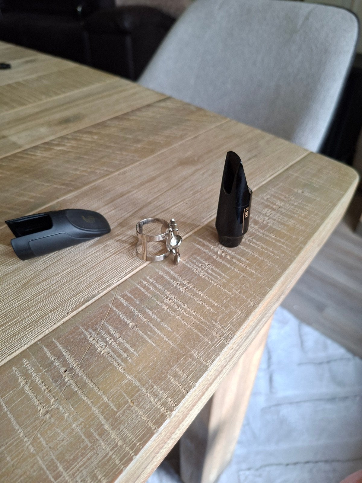 Selmer s80 mondstuk voor sopraansaxofoon, Muziek en Instrumenten, Ophalen of Verzenden, Zo goed als nieuw, Sopraan, Met koffer