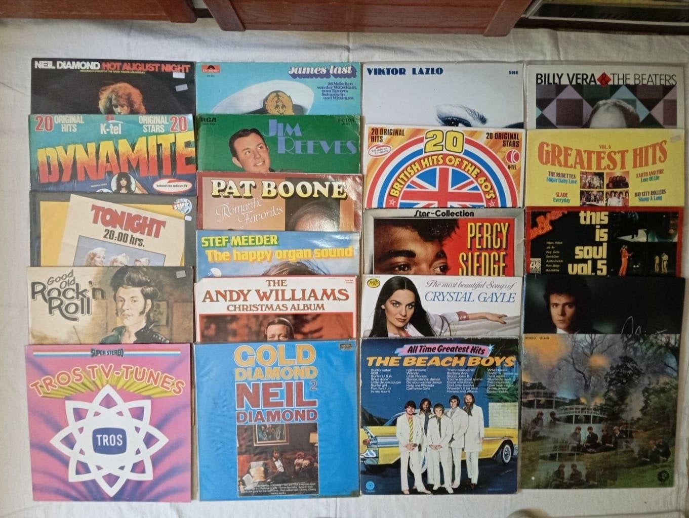 verzameling oude POP/ ROCK LP's veel uit de jaren '60, Ophalen of Verzenden, Gebruikt, Overige formaten, Poprock