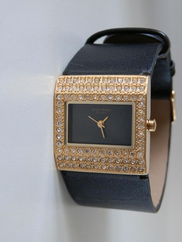 Enzo Tempo dameshorloge., Sieraden, Tassen en Uiterlijk, Horloges | Dames, Zo goed als nieuw, Polshorloge, Overige merken, Overige materialen