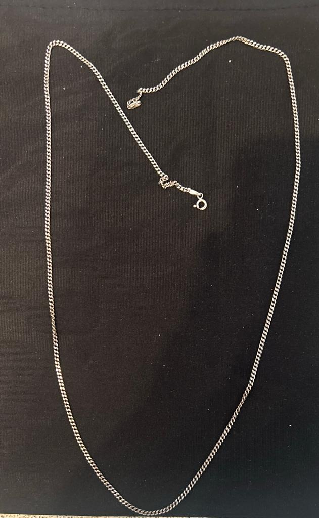 Zilveren ketting, Verzenden, Gebruikt, Zilver, Overige materialen