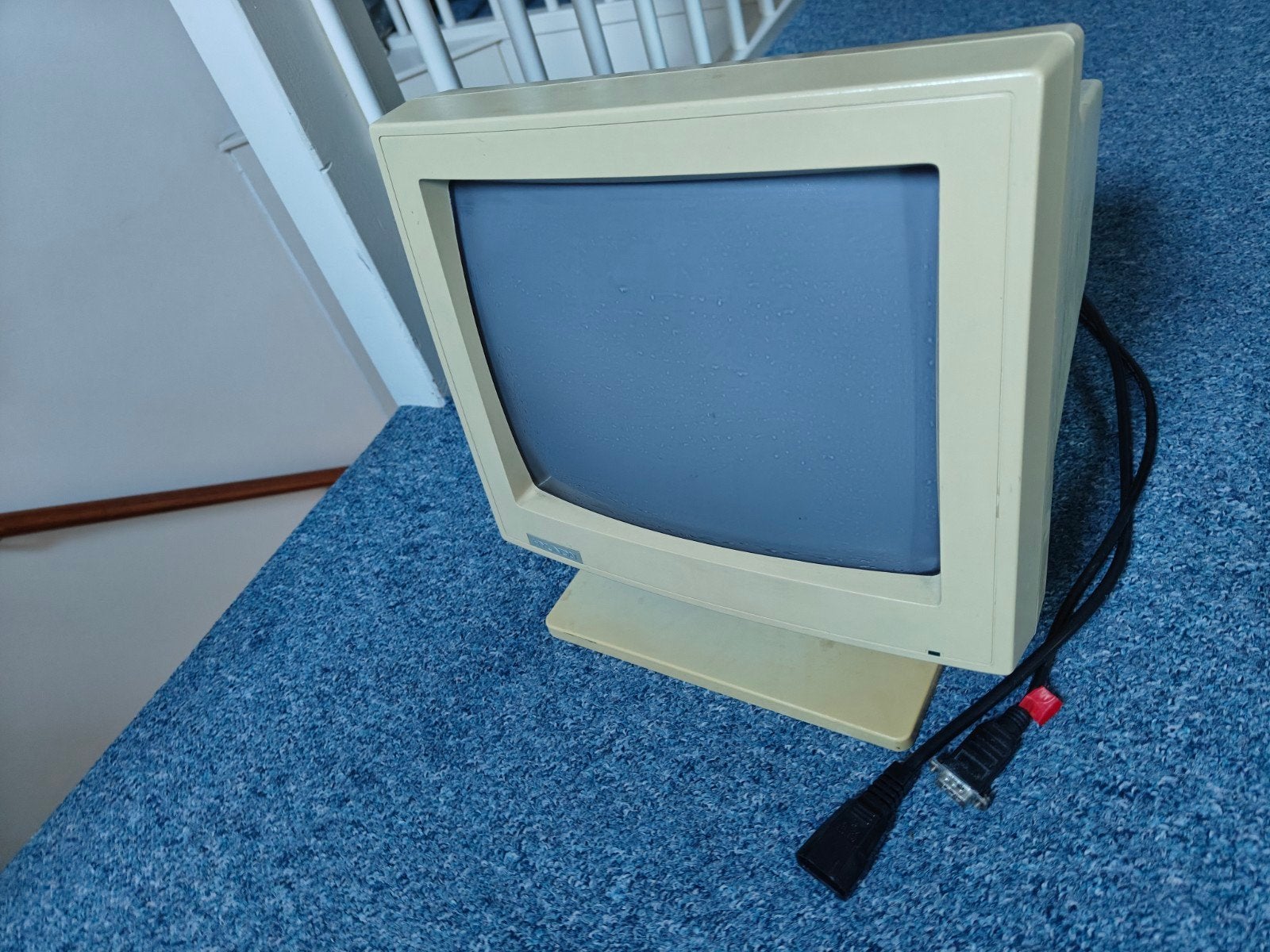Vintage CRT Monitor 1989 - Retro Computer Scherm, Computers en Software, Gebruikt, Onbekend, Overige typen, Onbekend