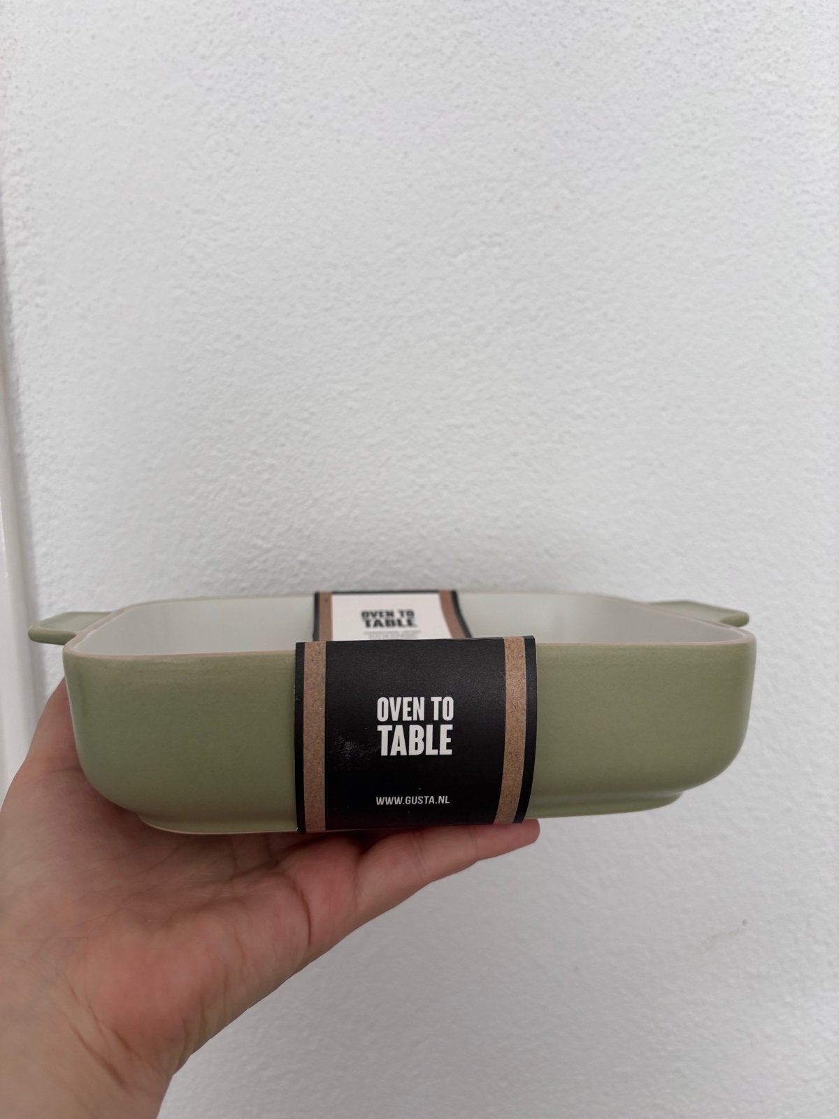 Nieuwe Gusta Ovenschaal - Oven to Table, Ophalen of Verzenden, Nieuw, Groen, Gusta