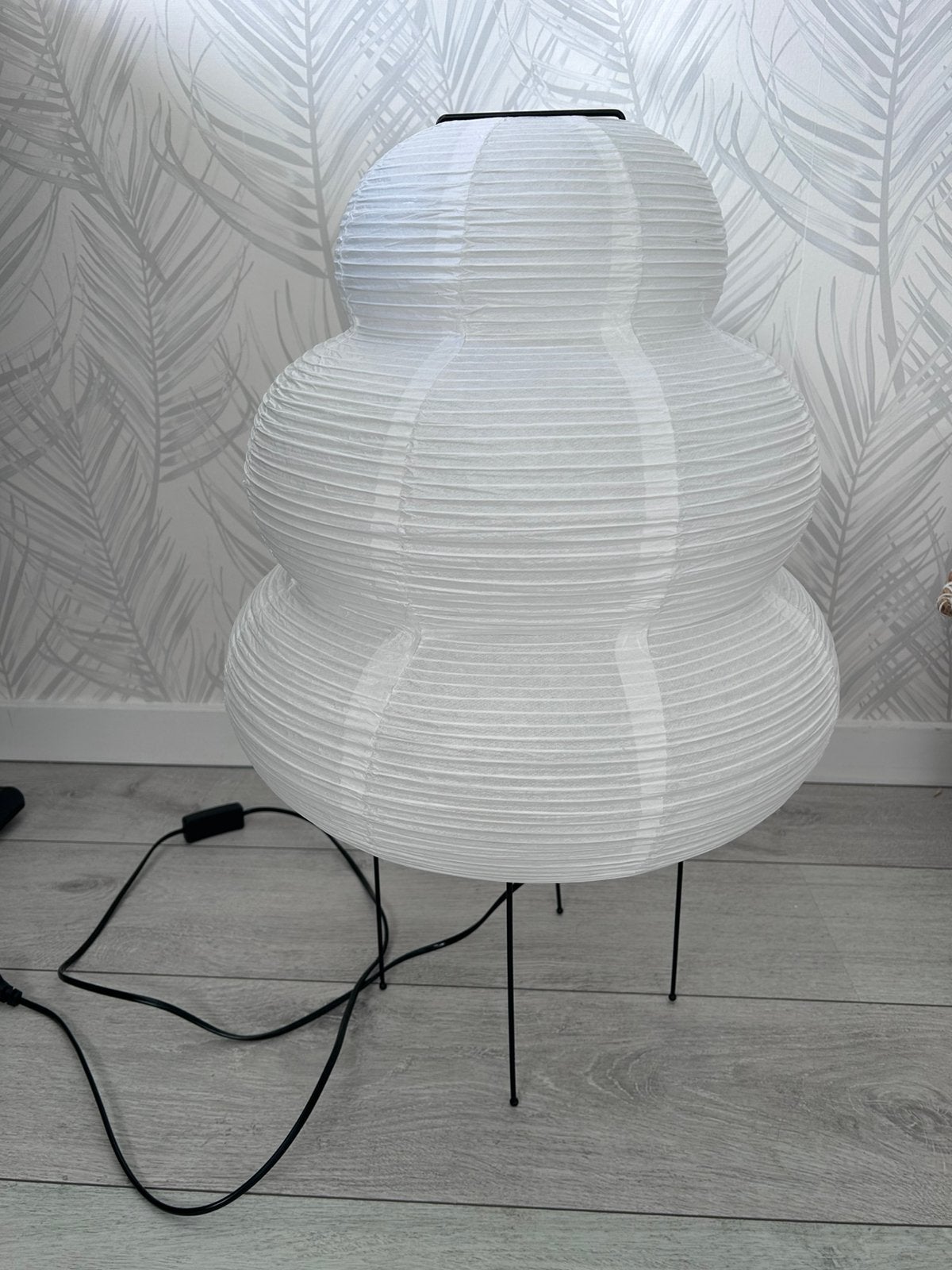 Japanse rijstpapier vloerlamp, Ophalen, Zo goed als nieuw, Minder dan 100 cm