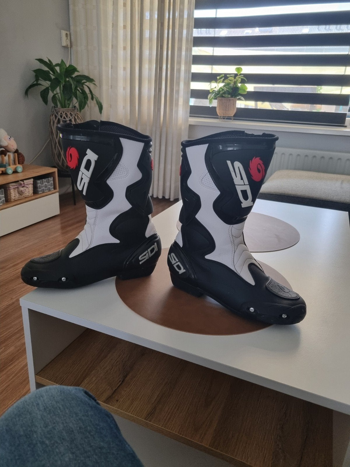 SIDI Leren Motorschoenen Maat 42 - Zo goed als nieuw, Motoren, SIDI, Heren, Ophalen of Verzenden, Laarzen