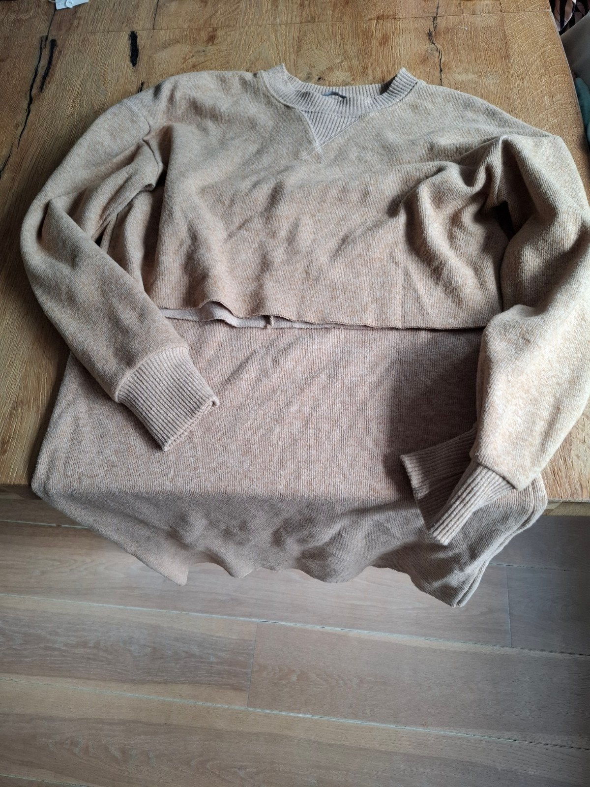 Zara gebreide rok en trui set - Maat S, Ophalen of Verzenden, Zo goed als nieuw, Maat 36 (S), Onder de knie