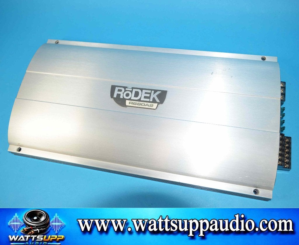 Rodek R680A2 6 kanaals versterker, Auto diversen, Autospeakers, Gebruikt, ., Ophalen of Verzenden, .