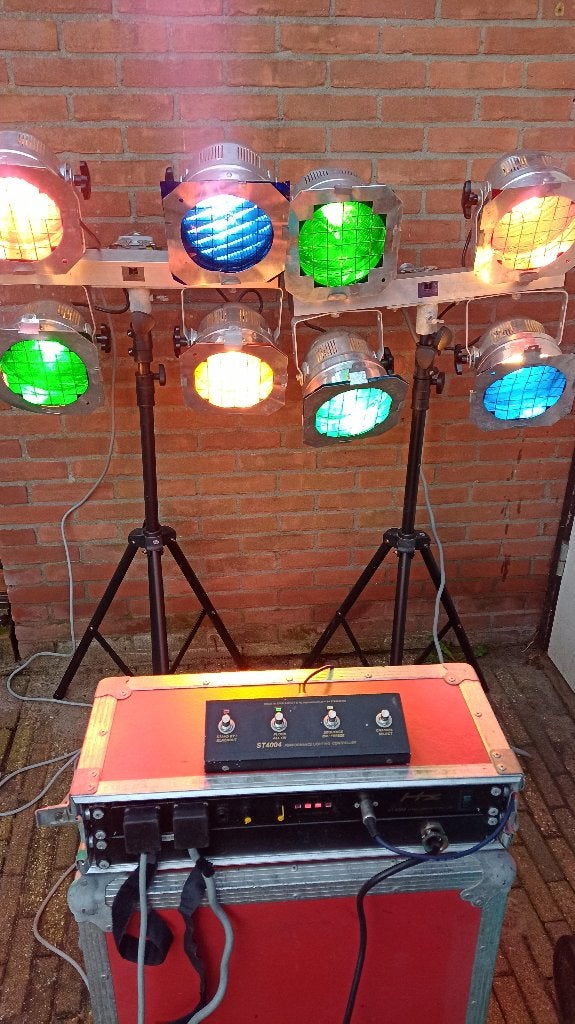 1x Complete Vintage BAND/ DISCO licht set!, Muziek en Instrumenten, Licht en Laser, Ophalen of Verzenden, Gebruikt, Licht