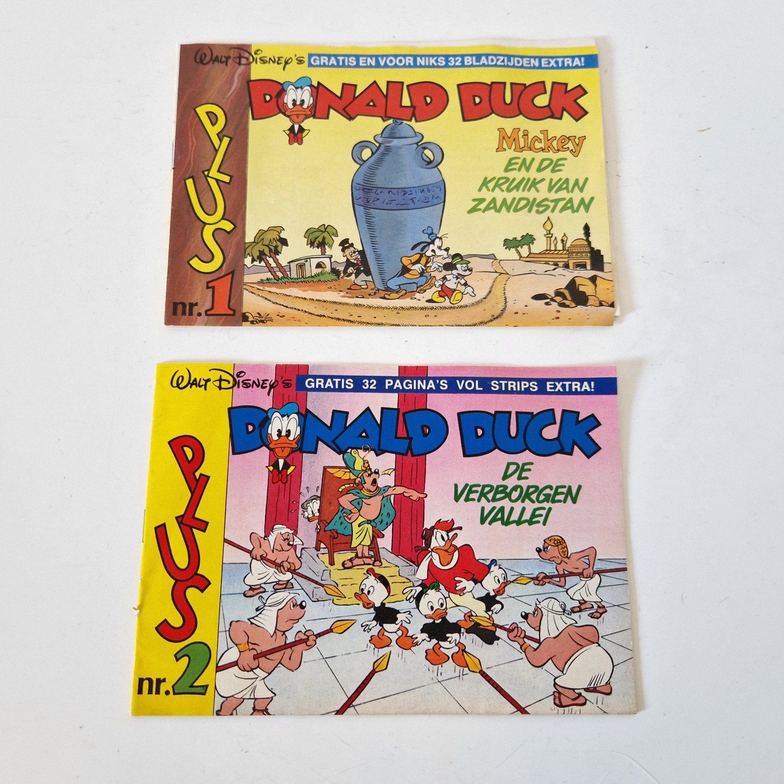 2 donald duck mini boekjes 1988 disney, Boeken, Gelezen, Ophalen of Verzenden, Walt Disney  Donald duck, Meerdere stripboeken