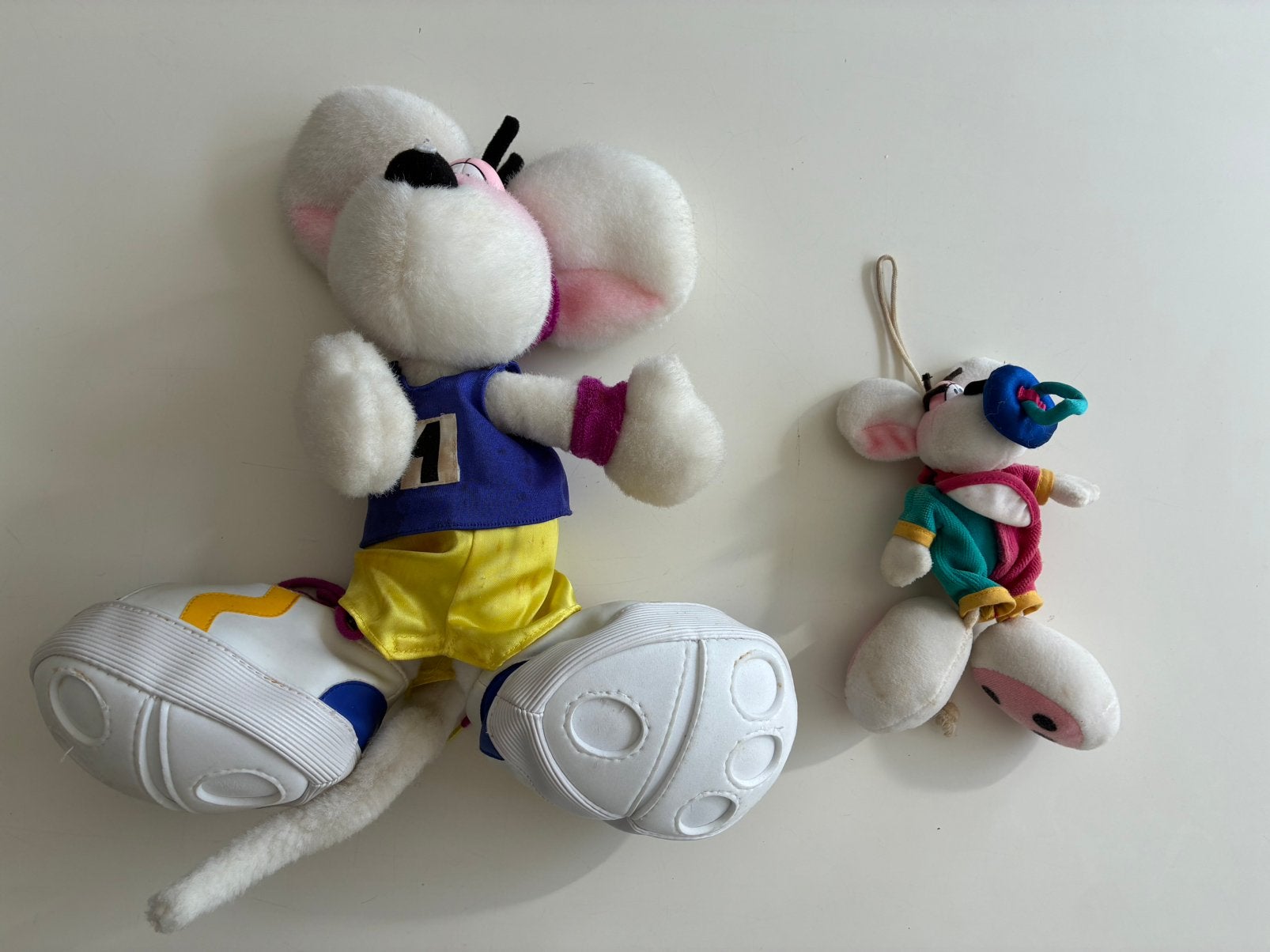 Diddl-knuffel in sportoutfit + Diddl baby, Kinderen en Baby's, Speelgoed | Knuffels en Pluche, Muis, Gebruikt, Overige merken