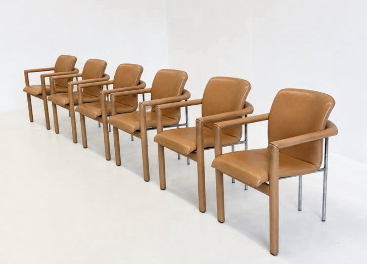 6 leolux stoelen, Huis en Inrichting, Stoelen, Ophalen of Verzenden, Zo goed als nieuw