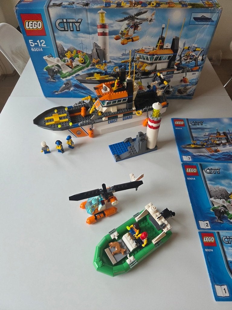 LEGO City 60014 Kustwacht Patrouille met doos, Kinderen en Baby's, Speelgoed | Duplo en Lego, City, Lego, Ophalen of Verzenden