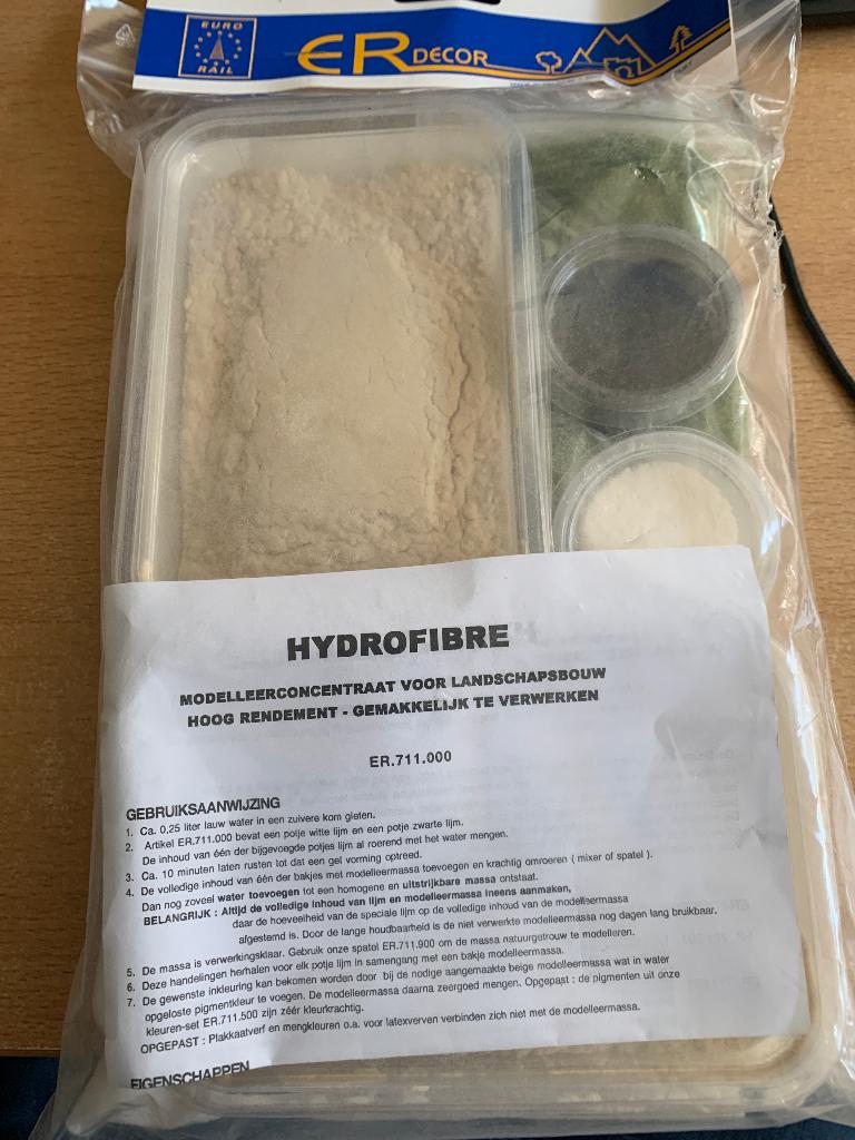 ER Decor set voor landschaps- of dioramabouw (hydrofibre), Overige merken, Natuur, Gelijkstroom of Wisselstroom, Nieuw