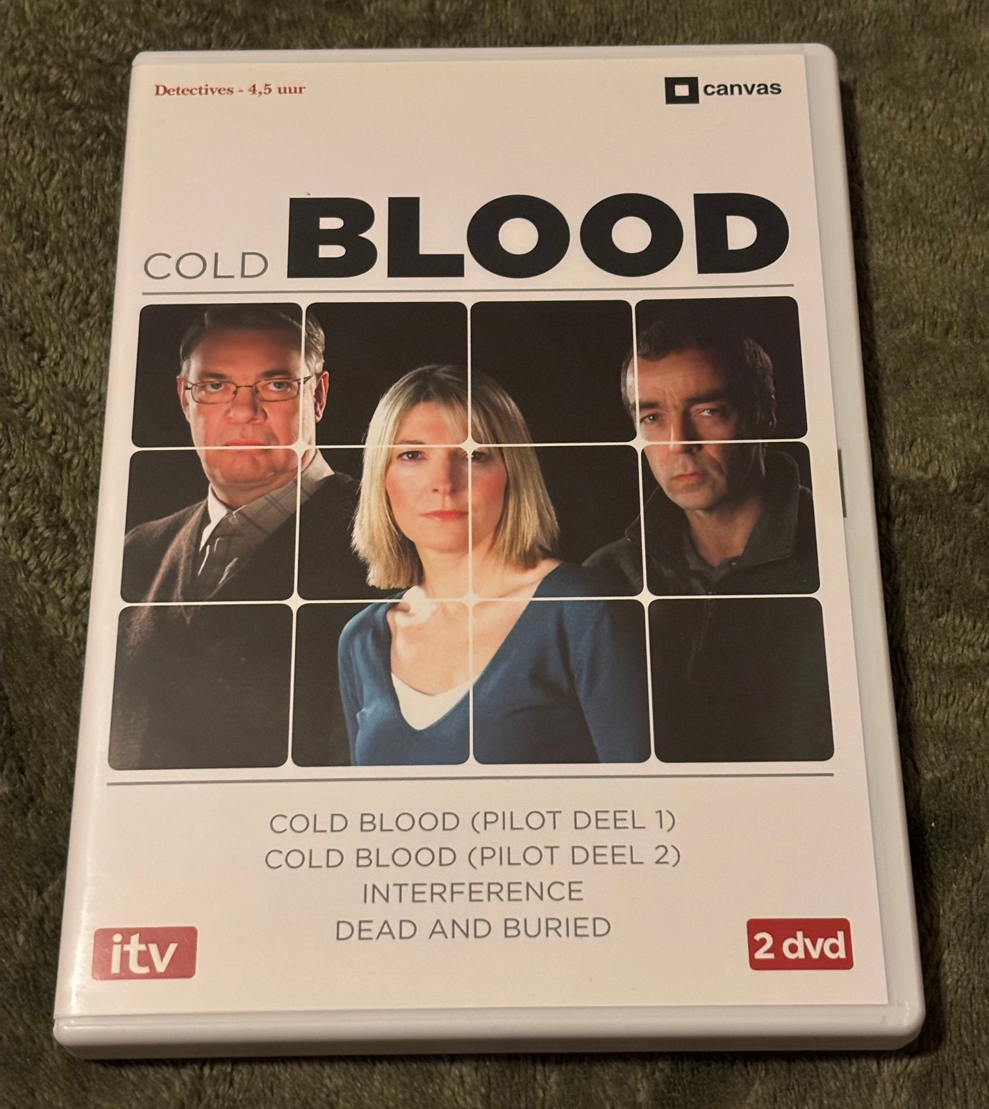 Detectiveserie op DVD: Cold Blood Seizoen 1. NL, Vanaf 16 jaar, Ophalen of Verzenden, Zo goed als nieuw