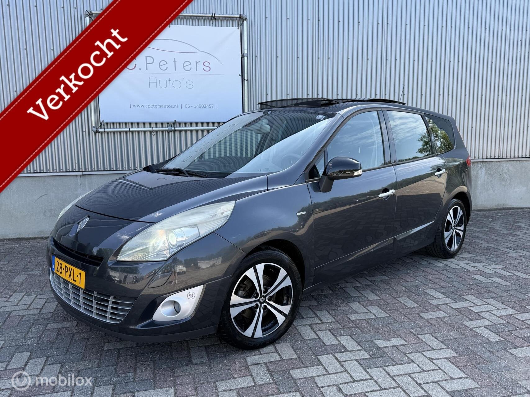 Renault Grand Scenic 2.0 Bose 140pk Automaat 2011 / Camera /, Euro 5, Gebruikt, 4 cilinders, Leder en Stof