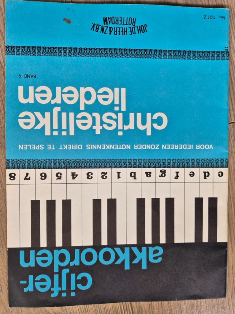 Cijfer-akkoorden Christelijke Liederen Band 9, Muziek en Instrumenten, Ophalen of Verzenden